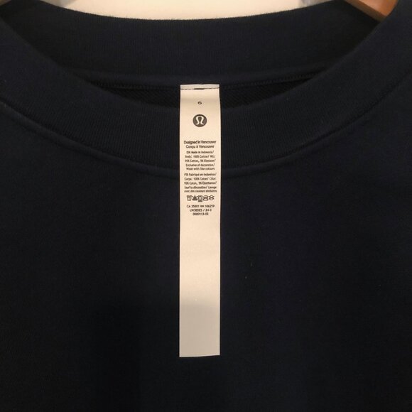 lululemon Perfectly Oversized Cropped Crew *French Terry - Picture 5 of 5